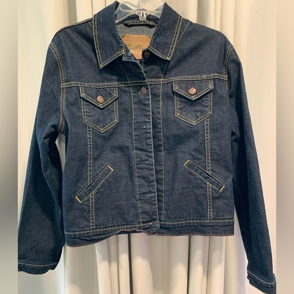 Levi Strauss Signature Women’s Denim Trucker Jacket/Blazer 90% Cotton; M (8/10) - Picture 4 of 8